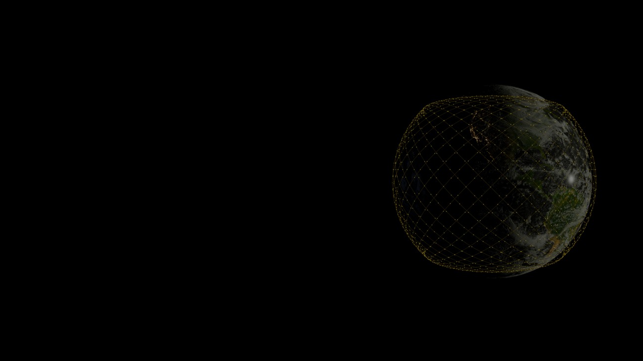Earth viewed from orbit